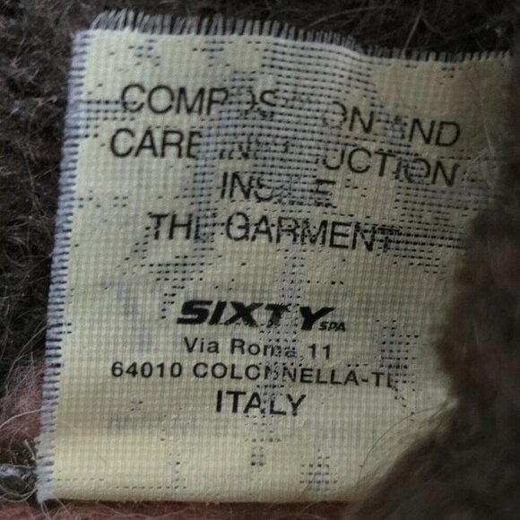 Vintage Y2K Killah by Sixty Striped Knit Sweater Dress Brown Pink Sleeveless S - Picture 5 of 12